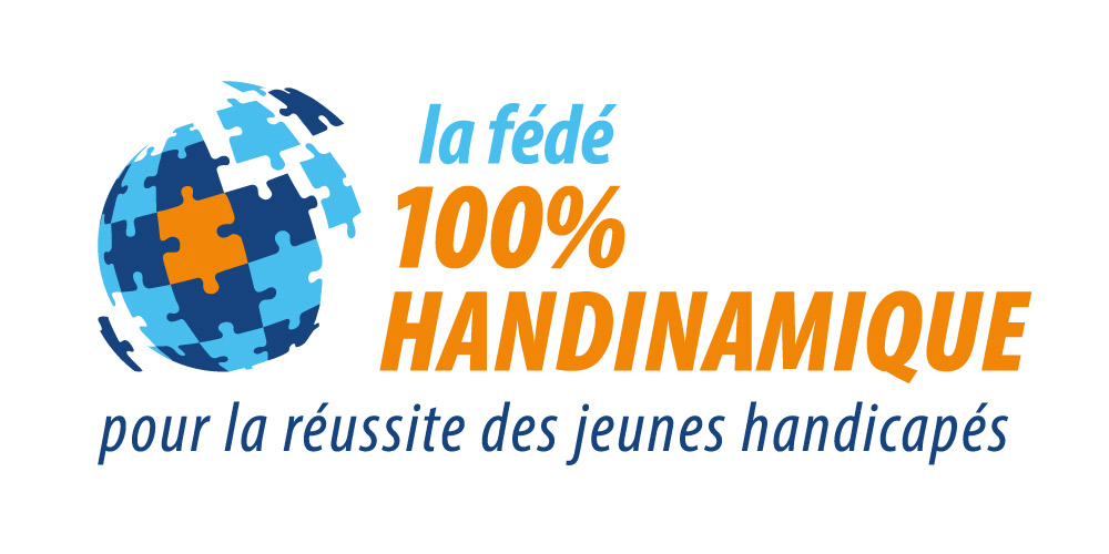 Logo de la fédé 100% handinamique